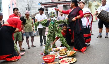 गठामुंगः पर्व मनाउँदै नेवार समुदाय